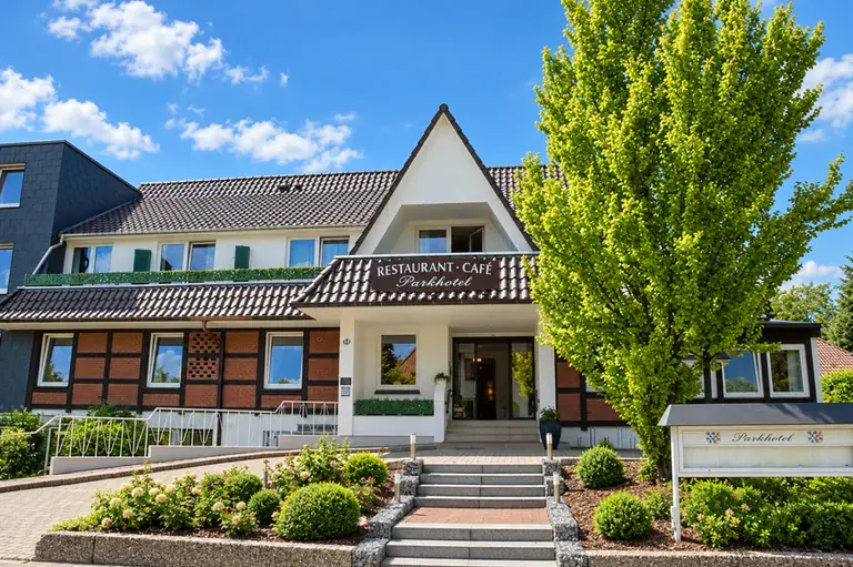 Entrance of the Parkhotel Bad Bevensen