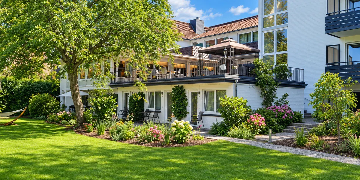 Parkhotel Bad Bevensen – garden side with terrace