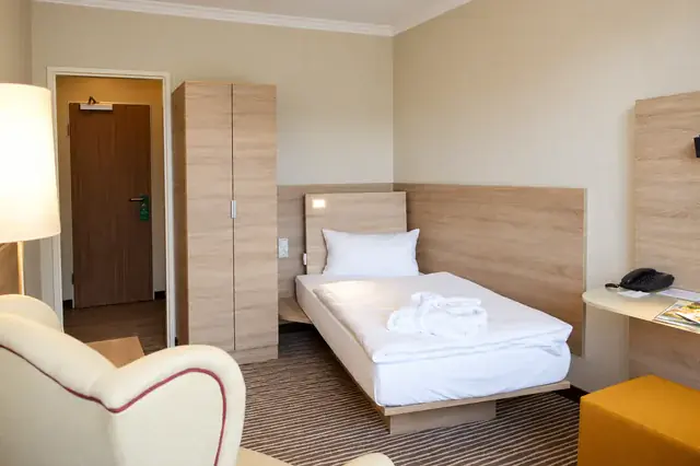 Single room at the Parkhotel Bad Bevensen