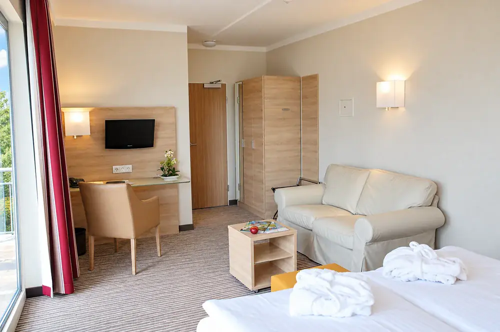Double room at the Parkhotel Bad Bevensen