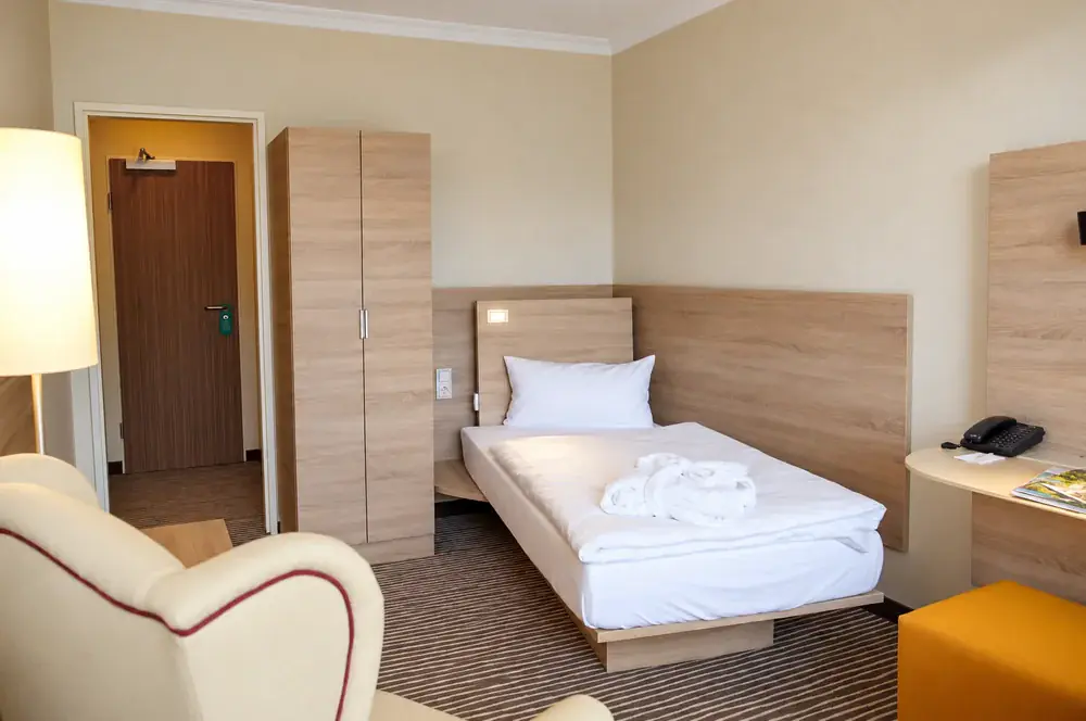 Single room at the Parkhotel Bad Bevensen